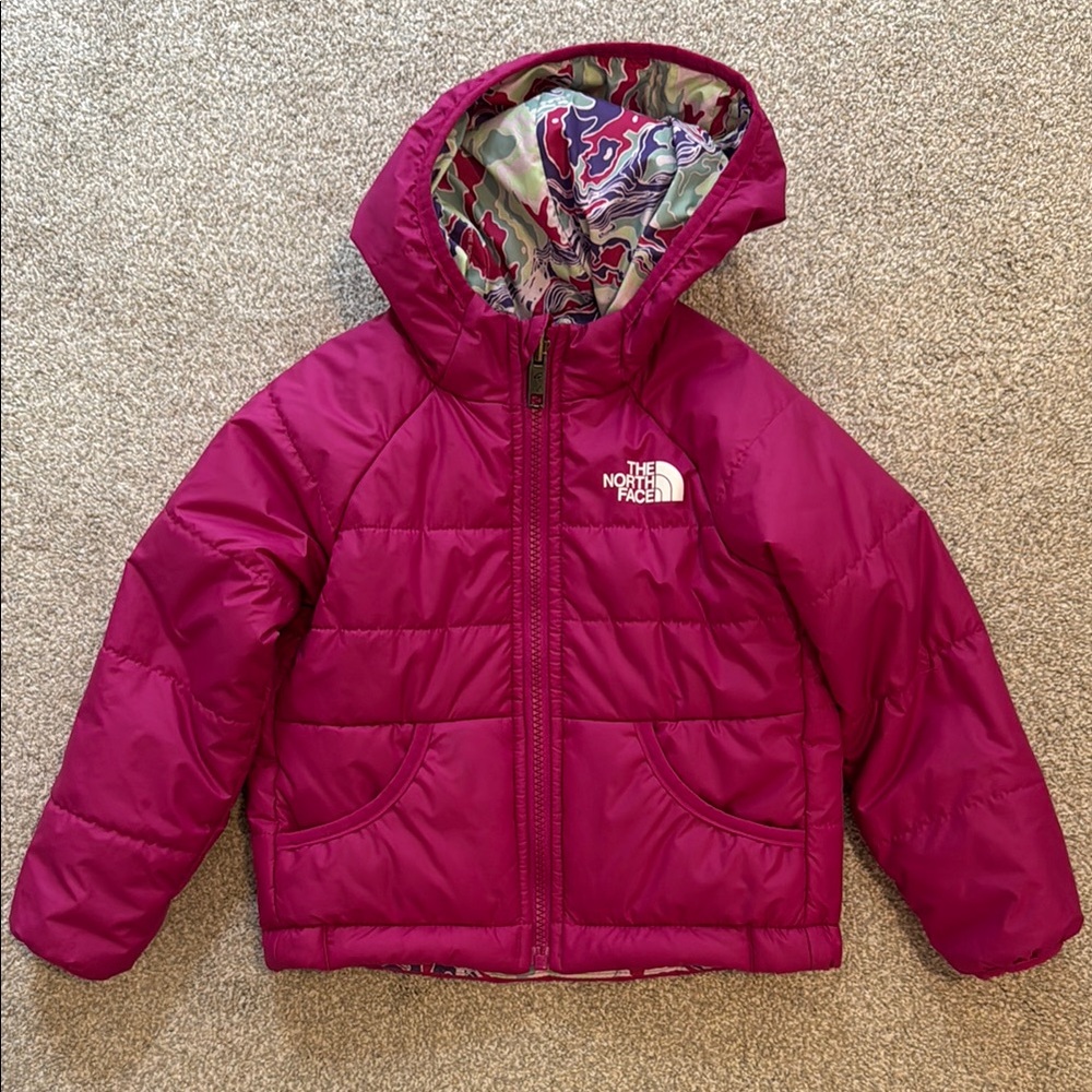 The North Face Kids Reversible Puffer Jacket with Hood